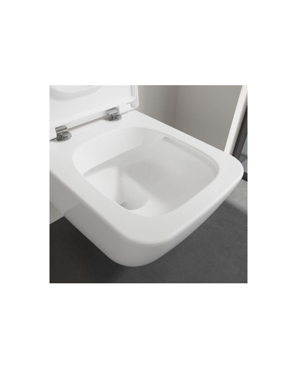 Suspended toilet VILLEROY & BOCH Collaro Direct Flush WC with Soft-close cover Ceramic plus coating, 4626HSR1