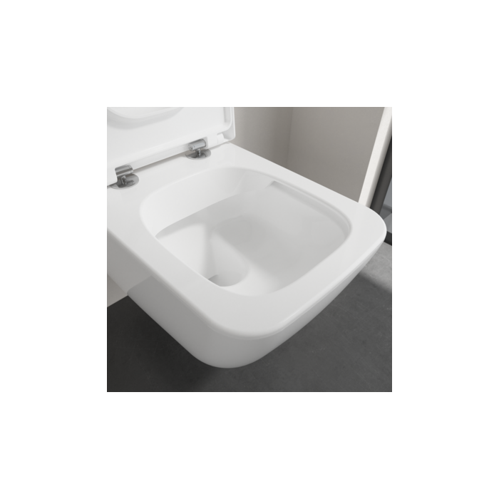 Peatatud WC VILLEROY & BOCH Collaro Direct Flush WC pehmelt suletava kattega Keraamiline pluss kate, 4626HSR1