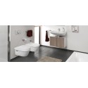 Подвесной унитаз VILLEROY & BOCH Architectura с покрытием Ceramic plus, безободочный 5684HRR1