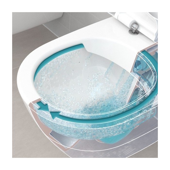 Pakabinamas unitazas VILLEROY & BOCH Architectura su Ceramic plus danga, Rimless 5684HRR1