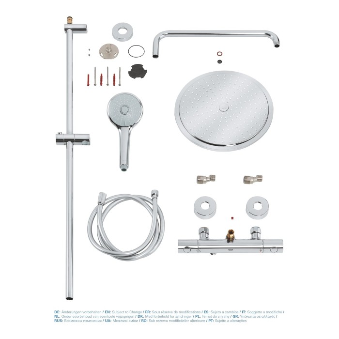 Термостатическая система для ванны-душа GROHE Euphoria 310 с ручным душем Euphoria 110 massage, 26075DC0
