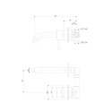 Seina sisse valamusegisti QD TREK 6720410AC