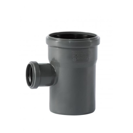 Vidaus nuotekų trišakis WAVIN Optima 110 x 50/90°, pilka