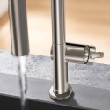 Virtuvė (plautuvės) maišytuvas su ištraukiama žarna HANSGROHE Talis M54 210 2jet, 72800800