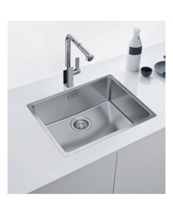 Stainless steel sink FRANKE MRX110-55 with clogged valve, 122.0553.947