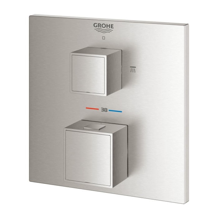 Superstructure grohe grohtherm cube 2 outputs, 24154DC0