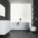 Suspended toilet Kartell by LAUFEN Rimless with SoftClose lid, white-matte