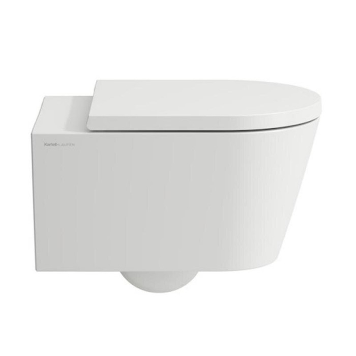 Peatatud WC Kartell by LAUFEN Rimless kaanega SoftClose, valge-matt