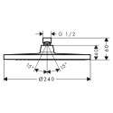 Pirmssienas termostata dušas komplekts HANSGROHE Pulsify S, HANSG9-2