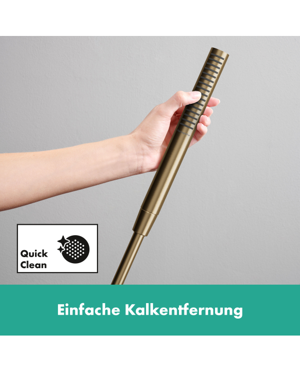 Manual shower head HANSGROHE Pulsify S 100, 1 nozzle EcoSmart+, 24126140