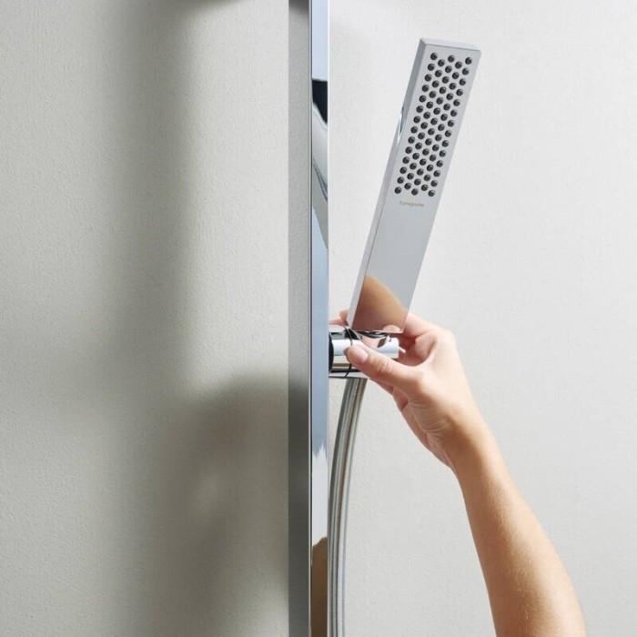 Manuāla dušas galva HANSGROHE Pulsify E 100, 1 sprausla EcoSmart+, 24321000