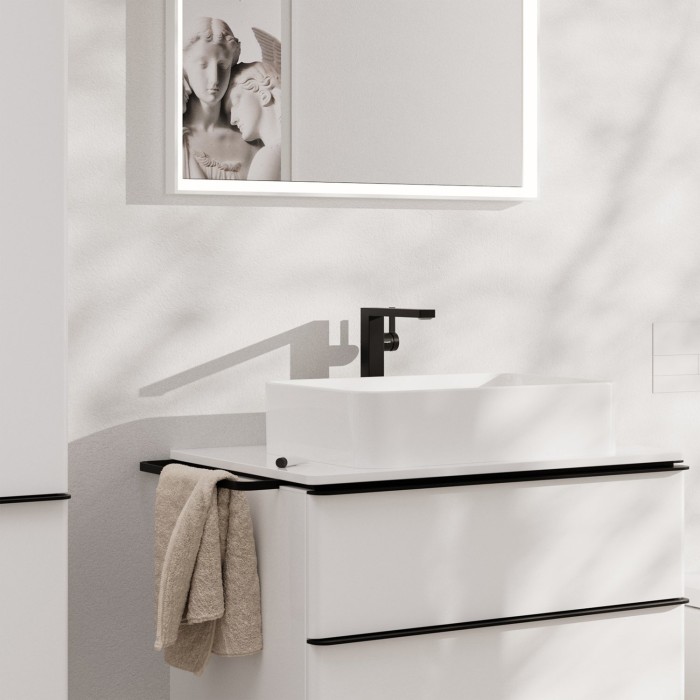 Смеситель для умывальника с нижним клапаном HANSGROHE Tecturis E 240 EcoSmart+, 73070670