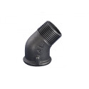 Elkonis bija GRODITZER FITTINGS (A.L.) 1 1/4"" v/uz āru. - 45°, melns