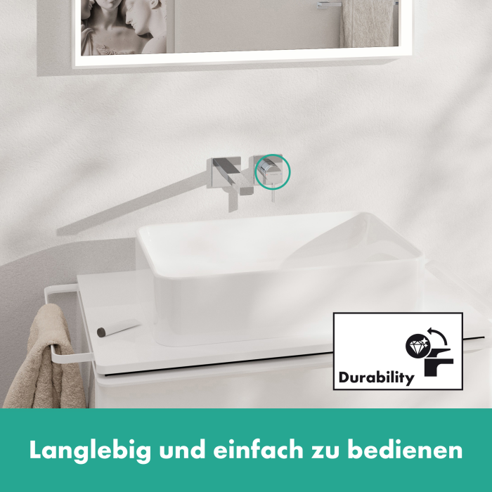 Скрытый смеситель для умывальника HANSGROHE Tecturis E 230 мм EcoSmart+, 73051000