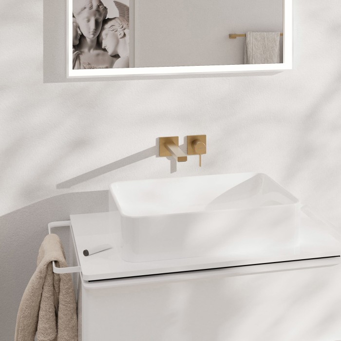 Priekšsienas jaucējkrāns izlietnei HANSGROHE Tecturis E 230 mm EcoSmart+, 73051140