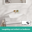 Potinkinis maišytuvas praustuvui HANSGROHE Tecturis E 230 mm EcoSmart+, 73051140