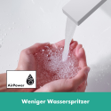 Priekšsienas jaucējkrāns izlietnei HANSGROHE Tecturis E 230 mm EcoSmart+, 73051700