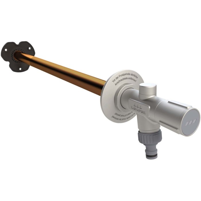 Nesasalstošs āra krāns ar pagarinājuma komplektu KEMPER Frosti XL sienām 150 / 780 mm biezām, 5780501500+5780000200