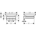 Holder with soapbox HANSGROHE AddStoris, 41746700