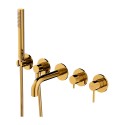 Pre-wall 5-piece bathroom faucet set OMNIRES Y, spout length 17.5 cm, Y1237/1SGL