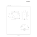 Rippuv WC OMNIRES Ottawa Compact Rimless softclosing kattega, OTTAWAMWBP