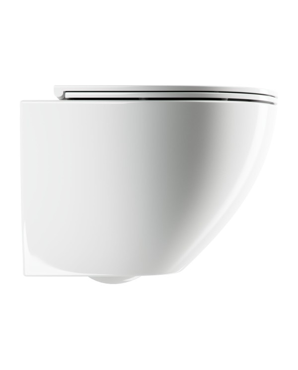Pakabinamas unitazas OMNIRES Ottawa Comfort Rimless su softclosing dangčiu, OTTAWACMWBP