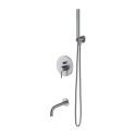 Pre-wall bath-shower faucet set OMNIRES Y, spout length 21 cm, SYSYW01NI