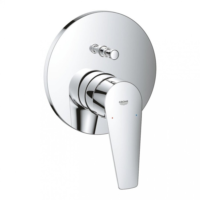 Pre-wall shower system sets with a beak for a bath grohe Bauedge Tempesta 250, 25291000