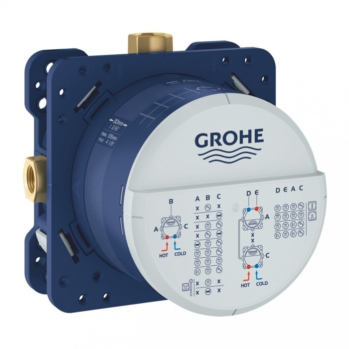 Комплекты преднастенных душевых систем с клювом для ванны grohe Bauedge Tempesta 250, 25291000