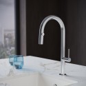 Kitchennis (plautuvės) maišytuvas su ištraukiama žarnele EU 1 jet, EU1578