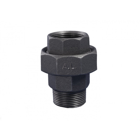 Kokkupandava ühenduse kavandas GRODITZER FITTINGS (A.L.) 1 1/2"" v / väljapoole, must