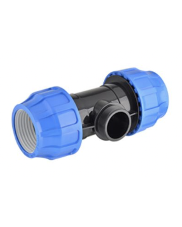Plastmasas hermētiska tee PE caurulei PIMTAS 63 x 2 1/2" ārpusē x 63, EX70001920