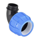 Plastic tightenable elbow for PE pipe PIMTAS 32 x 1" exterior, EX70002006