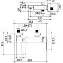 Комплект для ванны MARINER Quadra, QUA0020-CR
