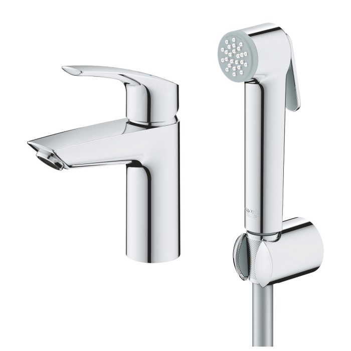 Praustuvo maišytuvas su rankiniu dušeliu GROHE EuroSmart, 23124003
