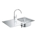 Мойка из нержавеющей стали со смесителем Bau GROHE K200, 31562SD1