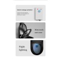 Pakabinamas unitazas su bidės funkcija TECE (10 in 1) SET1 Rimless su sėdyne ir dangčiu komplekte su potinkiniu rėmu ir mygtuku