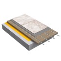 Milled dry system board SEALO floor MFP 1200 x 600 x 22 mm / 150 mm