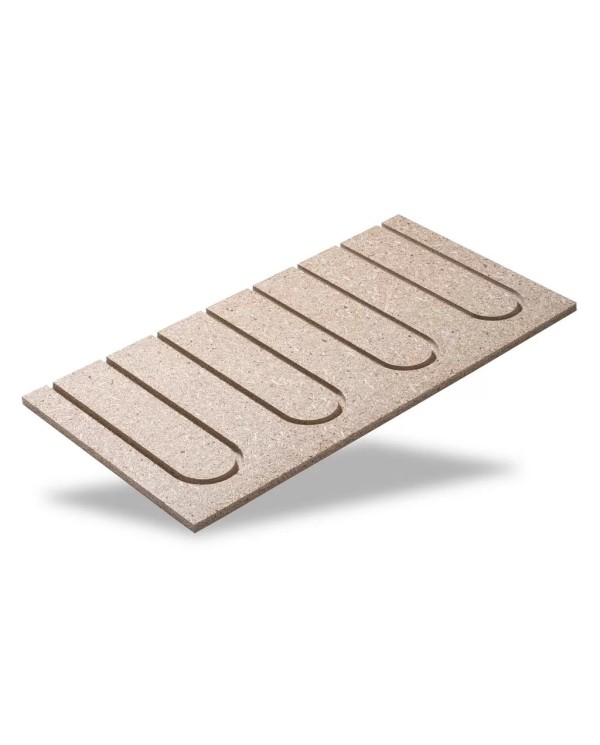 Frēzēta sausa sistēmas plate ar izliekumu SEALO grīdas MFP 1200 x 600 x 22 mm / 150 mm