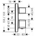 Thermostat HANSGROHE Ecostat E 2 functions, 15708000