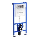 Potinkinis unitazo rėmas LAUFEN 4 in 1, baltas + pakabinamas unitazas LAUFEN Lua Rimless su Slim softclosing dangčiu