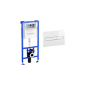 Potinkinis unitazo rėmas LAUFEN 4 in 1, baltas + pakabinamas unitazas LAUFEN Lua Rimless su Slim softclosing dangčiu