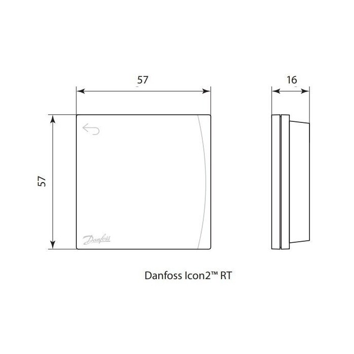 Bezvadu temperatūras sensors DANFOSS Icon2™