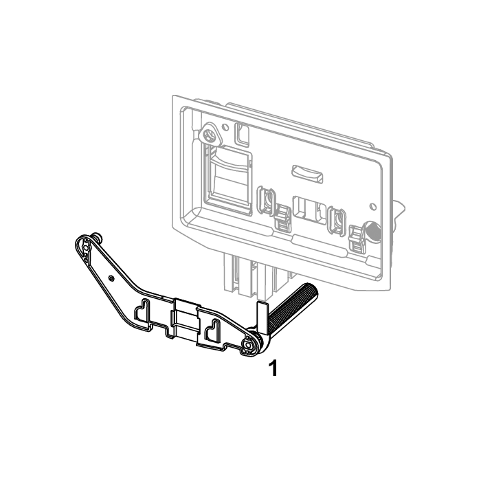Frame of WC tanks for tablets TECE 9240951