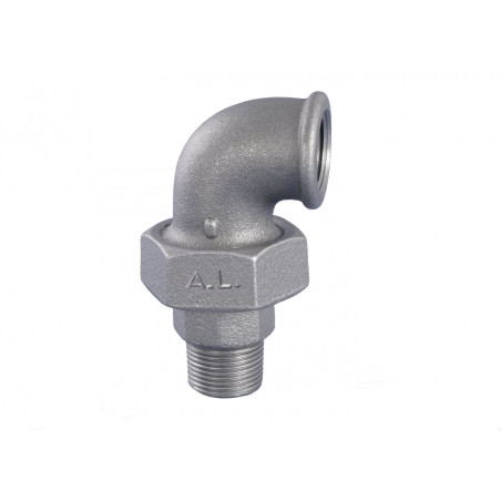 Disassemblable corner connection intended GRODITZER FITTINGS (A.L.) 3/4"v/outwards, galvanized