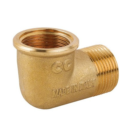 Küünarnukk messing CAVALETTO 1 1/2"" v/väljapoole. - 90°