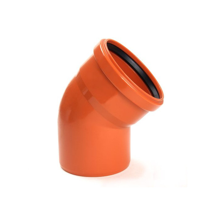 Outdoor sewage elbow WAVIN 200 x 45°