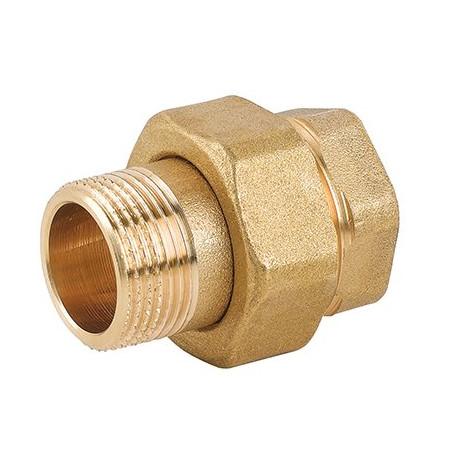 Išardoma tiesi jungtis žalvarinė CAVALETTO 3/4"" vid./išor., su O-ring gumine tarpine