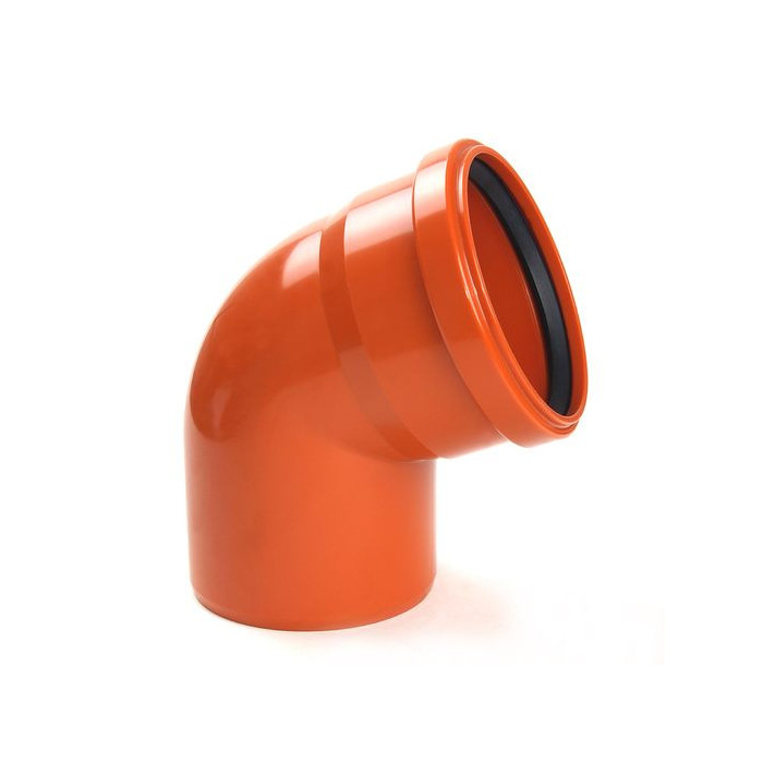 Колено для наружной канализации WAVIN 200 x 67°