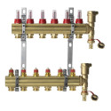 Регулируемые коллекторы теплого пола DANFOSS 6 колец с расходомерами